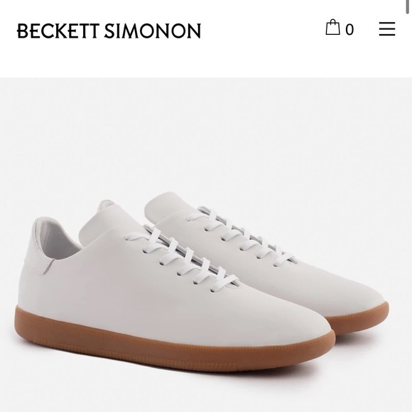 Beckett Simonon Geller trainers Italian leather sneakers tennis shoes - Picture 1 of 10